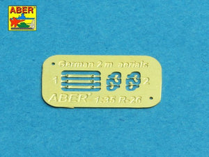 Aber R-42 German 2m aerials with ring base (set of 3 pcs,) – Bild 7