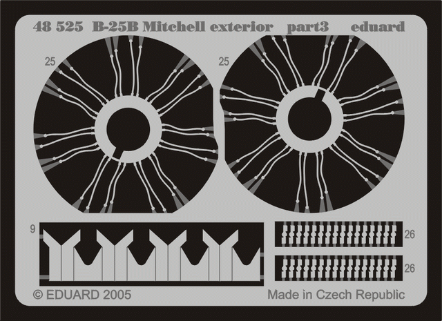 Eduard BIG4861 B-25B 1/48 ACCURATE MINIATURES – zdjęcie 7