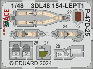 Eduard 3DL48154 P-47D-25 SPACE MINIART 1/48 – Bild 3