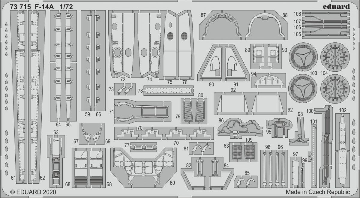 Eduard BIG72160 F-14A 1/72 GREAT WALL HOBBY – Bild 4