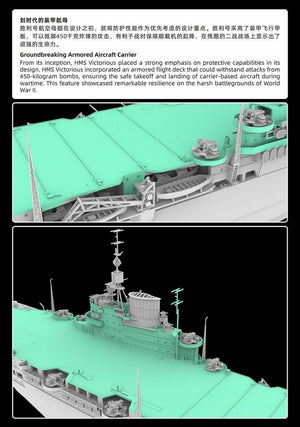 FlyHawk Model FH1135 HMS Victorious 1/700 – Bild 7