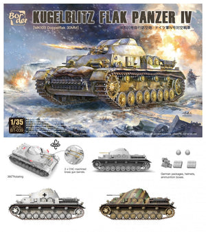 Border Model BT-039 Kugelblitz Flak Panzer IV (MK103 Doppelflak 30mm) 1/35 – immagine 2