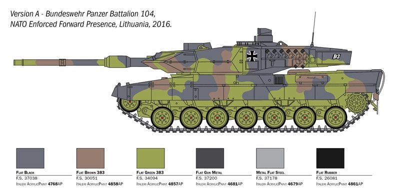 Italeri 6567 LEOPARD 2A6 1/35 – immagine 6
