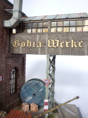 RT-Diorama 35288 Diorama-Base: &amp;quot;Gohta Werke&amp;quot; 1/35 – immagine 13