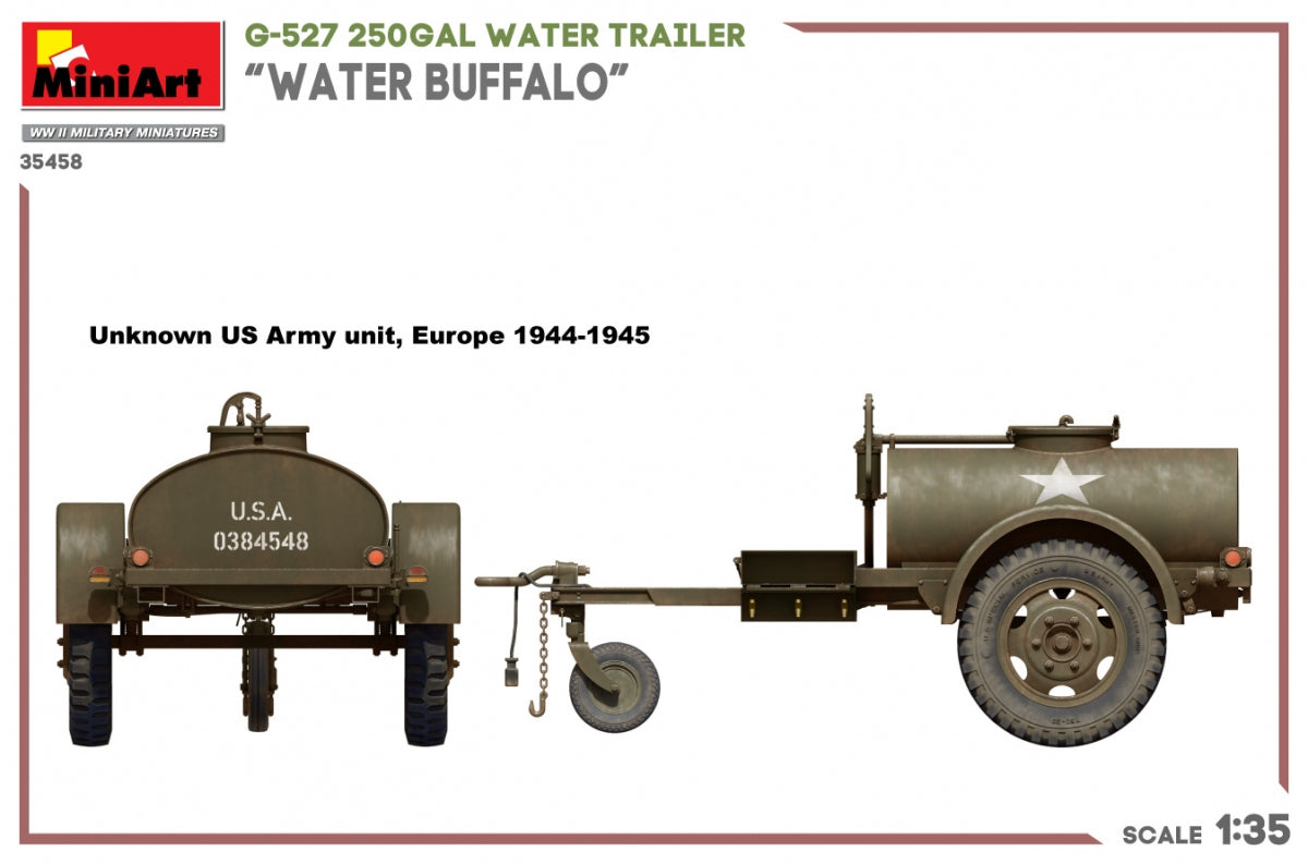 MiniArt 35458 G-527 250GAL WATER TRAILER “WATER BUFFALO” 1/35 – imagen 4