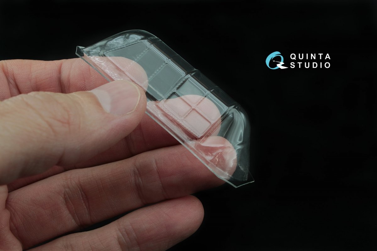 Quinta Studio QC48017 Su-2 vacuformed clear canopy (for Zvezda kit) 1/48 – immagine 2