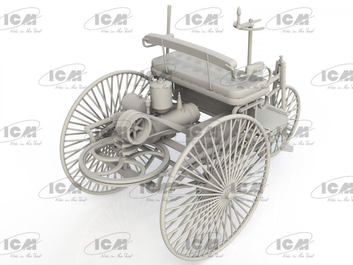 ICM 24042 Benz Patent-Motorwagen 1886 – EASY version 1/24 – imagen 2