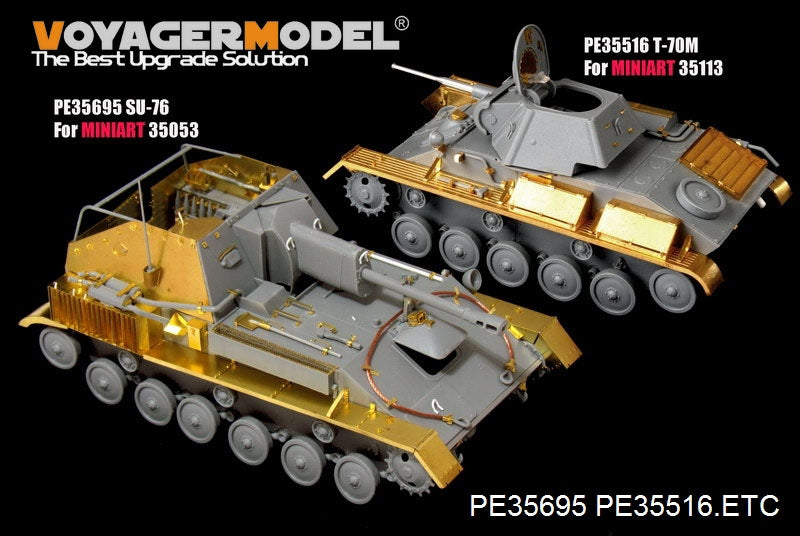 Voyager Model PE35695 WWII Russian SU-76 Self-Propeller Gun basic For MiniArt 35053 1/35 – Bild 7