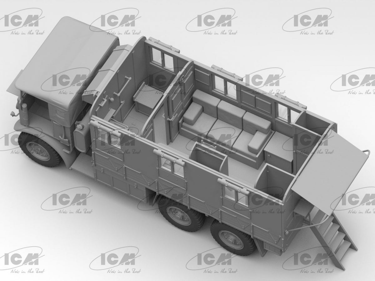 ICM 35603 Monty&amp;#39;s Office Caravan 1/35 – imagen 7