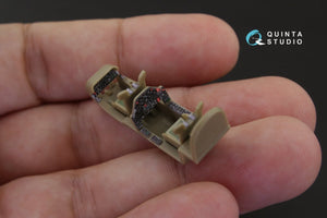 Intérieur imprimé en 3D et coloré sur papier décalcomanie Quinta Studio QD72028 Ah-1G (AZ models) 1/72  – image 4