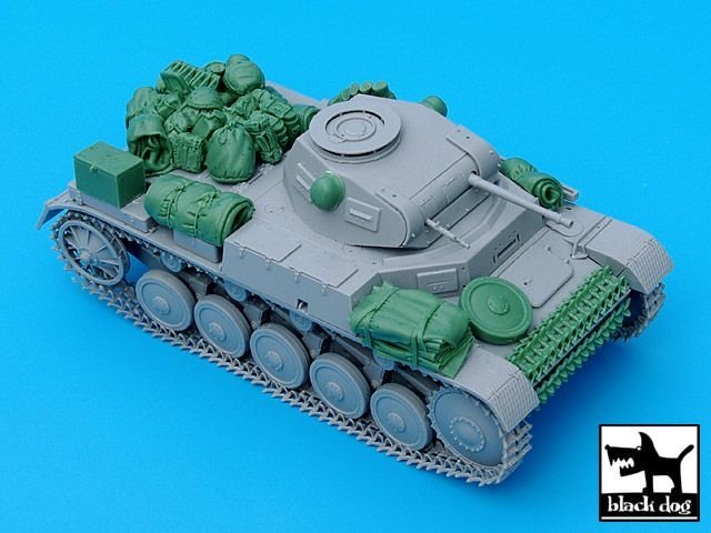 Chien noir T35032 Pz.Kpfw. II Ausf C ensemble d&amp;#39;accessoires 1/35 – image 3