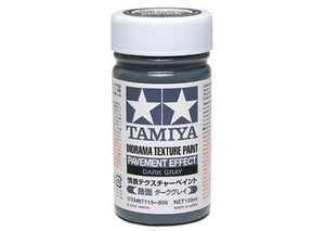Tamiya 87115 Diorama Texture Paint (Pavement Effect, Dark Gray)