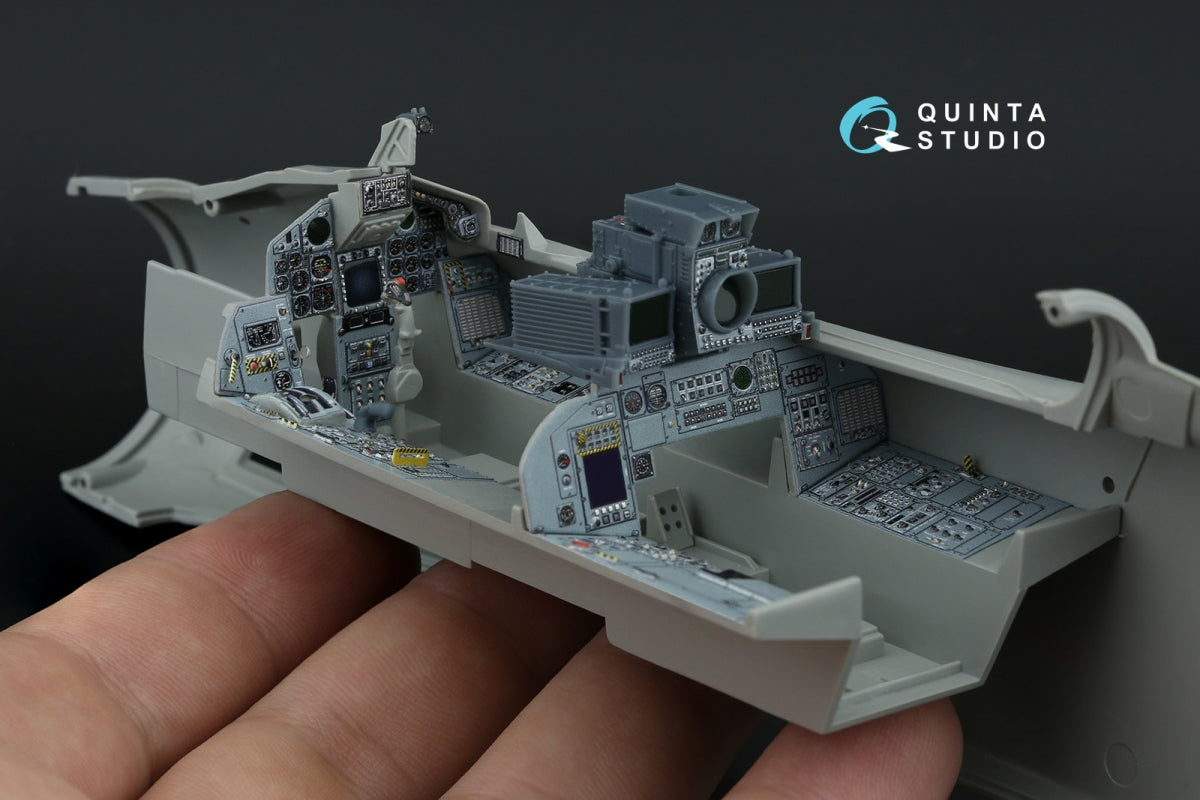 Quinta Studio QD+32232 Tornado ECR Italian 3D-Printed &amp;amp; coloured Interior on decal paper (Italeri) (with 3D-printed resin parts) 1/32 – immagine 12
