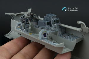 Quinta Studio QD+32232 Tornado ECR Italian 3D-Printed &amp;amp; coloured Interior on decal paper (Italeri) (with 3D-printed resin parts) 1/32 – immagine 12