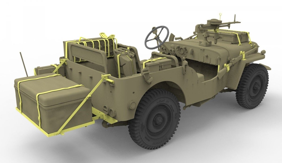 Bronco CB35218 British Recce And Signals Light Truck British (2 Kits) with Crew (5 figures) 1/35 – immagine 2