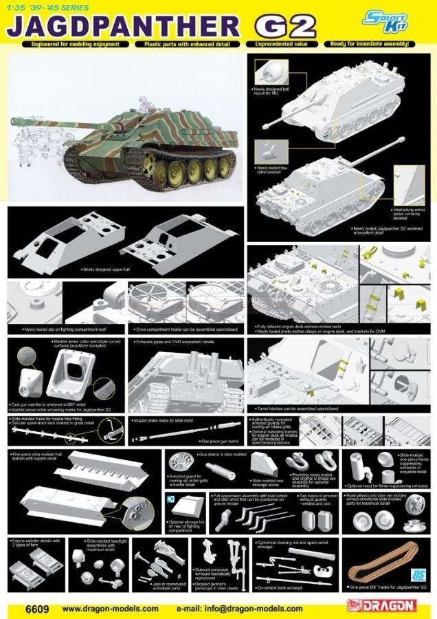 Dragon 6609 Jagdpanther G2 1/35 – immagine 2