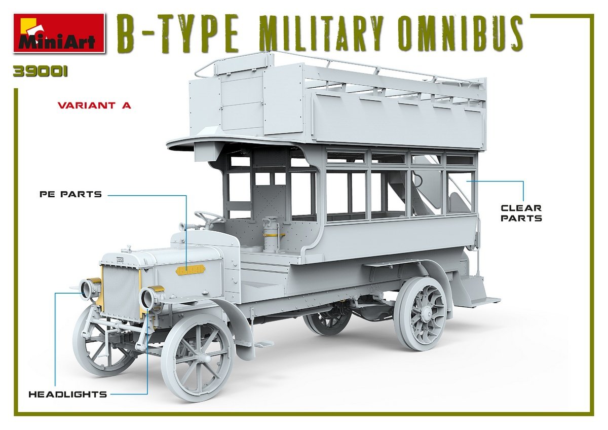 MiniArt 39001 B-TYPE MILITARY OMNIBUS 1/35 – image 2