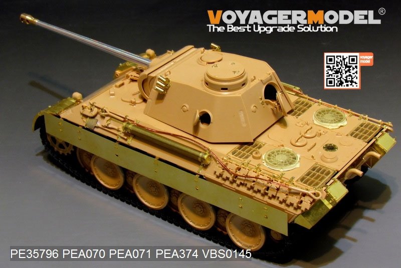 Maquette Voyager PE35796 Panther D allemand de base de la Seconde Guerre mondiale (pour TAMIYA 35345) 1/35 – image 3