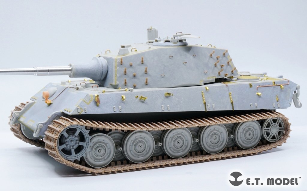 E.T. Model P35-069 WWII German KingTiger Single Workable Track (18 Teeth Late Type) ( 3D Printed ) 1/35 – imagen 7