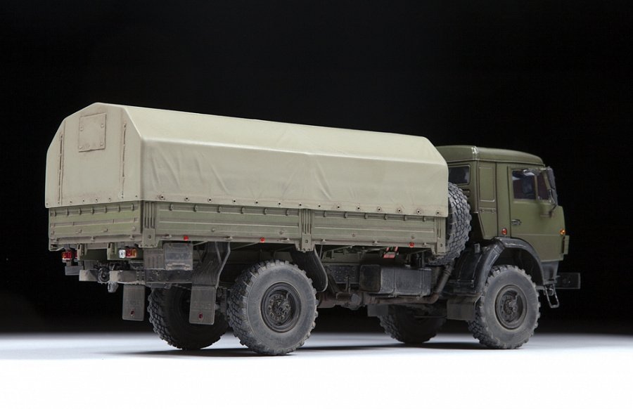 Zvezda 3692 KAMAZ K-4350 ciężarówka wojskowa 1/35 – Bild 5