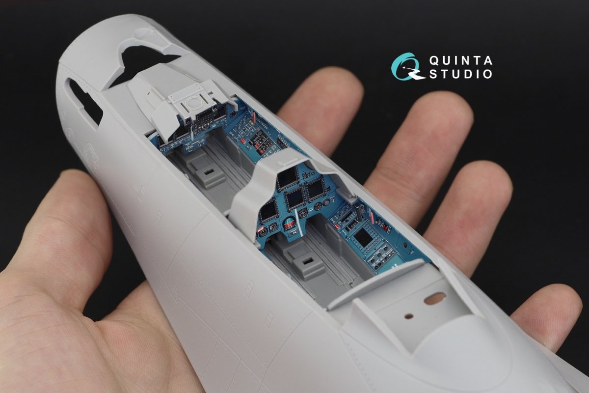 Quinta Studio QD32095 Su-30SM 3D-Printed &amp;amp; coloured Interior on decal paper (conversion for Trumpeter Su-30MKK ) 1/32 – imagen 8