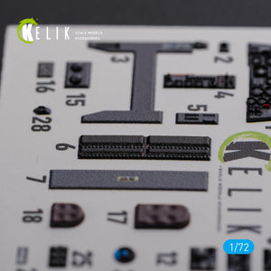 KELIK K72104 HE-219 UHU interior 3D decals for Dragon kit 1/72 – immagine 7