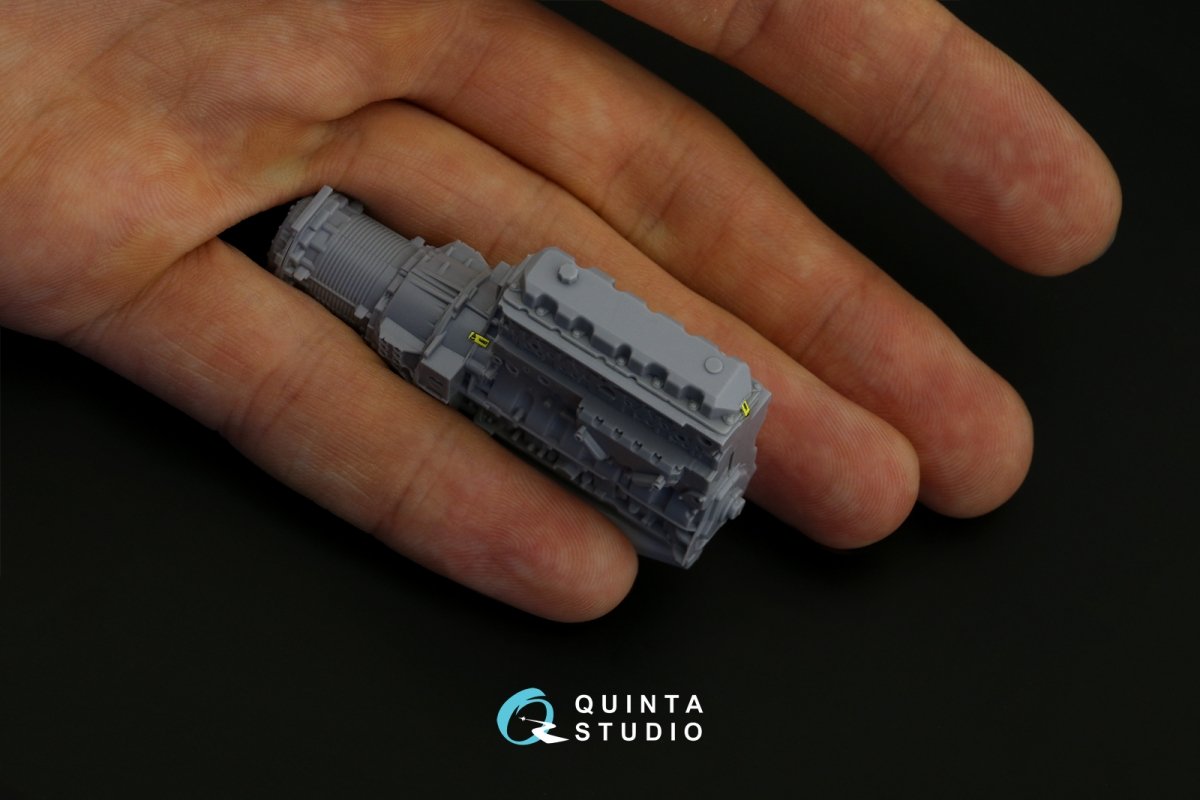Quinta Studio QD35068 KAMAZ-43509 3D-Printed &amp;amp; coloured Interior on decal paper (Zvezda) 1/35 – imagen 2