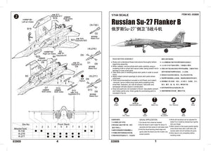 Trumpeter 03909 Russian Su-27 Flanker B 1/144 – Bild 5