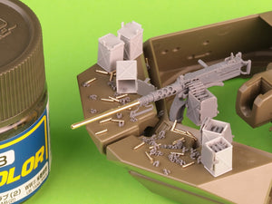 Master GM-35-070 Browning M2HB .50 cal (12,7mm) - z mocowaniem do niszczyciela czołgów M10 (kołyska D70627 z małą skrzynką amunicyjną D68375) 1/35 – imagen 10