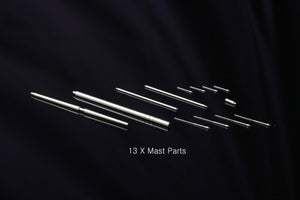 MK1 Design MS-20007 USS IOWA MAST DETAIL-UP SET 1/200 – zdjęcie 3