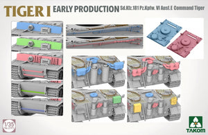 Takom 2195 TIGER I EARLY-PRODUCTION Sd.Kfz.181 Pz.Kpfw.VI Ausf.E Command Tiger 1/35 – immagine 4