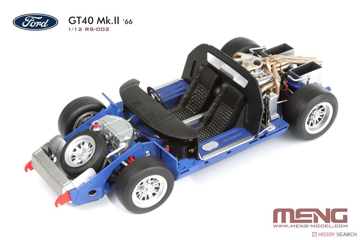Meng Model RS-002 Ford GT40 Mk.II&amp;#39;66 1/12 – immagine 2