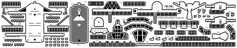 Pontos 35008F1 USS BB-62 New Jersey 1982 Detail Up Set 1/350 – Bild 11