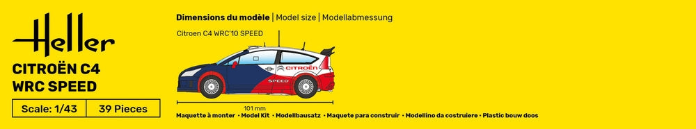 Heller 56117 Citroën C4 WRC Speed ​​​​- Kit de démarrage 1/43 – image 3