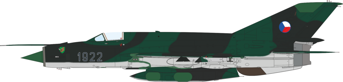 Eduard 2156 Erka - MiG-21 R in the Czechoslovak, Czech, and Slovak Air Forces 1/72