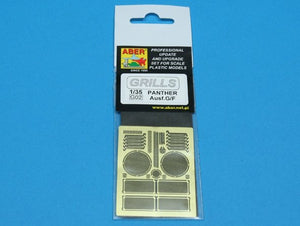 Aber 35G02 Grilles for german tank PzKpfw V Ausf.G/F Panther (Sd.Kfz.181) 1/35 – zdjęcie 4