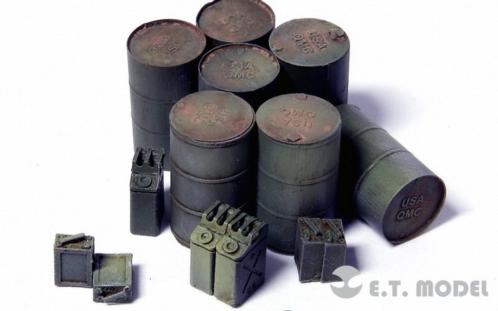 ET Model ETJ72-012 WWII Allied Oil Drum – image 2