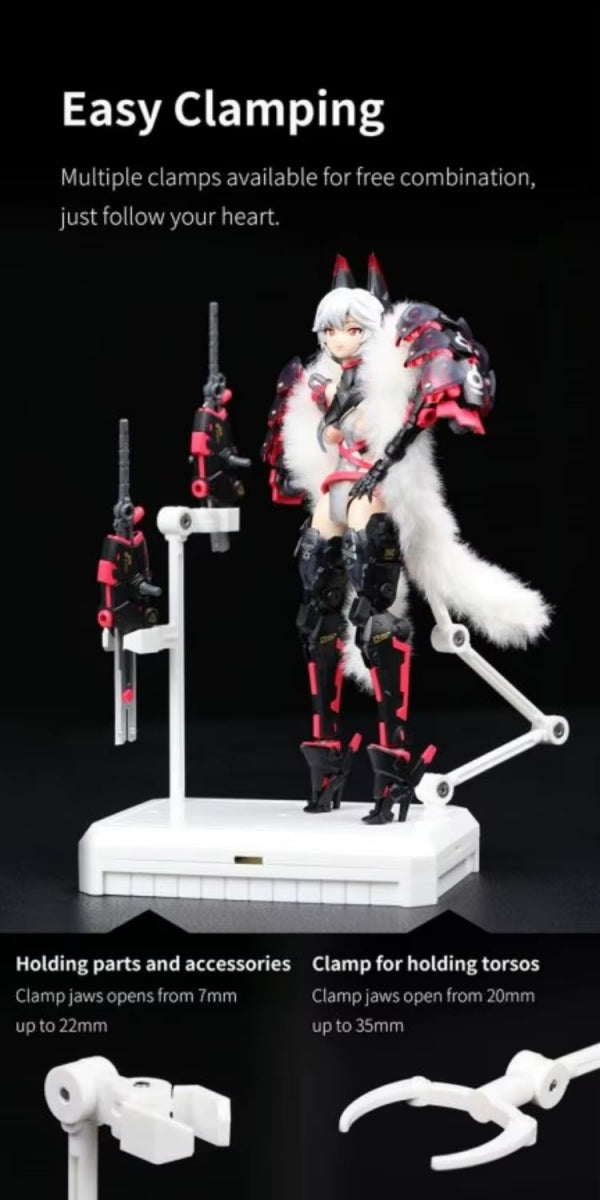 DSPIAE UMS-01WT General Purpose Model Display Stand (White) – Bild 3