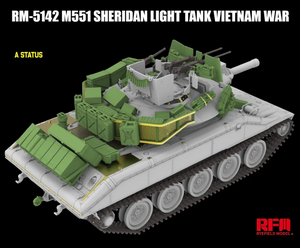 Rye Field Model 5142 M551 Light Tank Sheridan Vietnam War 1/35 – image 4