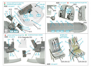 Quinta Studio QD48381 Mi-17 3D-Printed &amp;amp; coloured Interior on decal paper (AMK) 1/48 – immagine 2