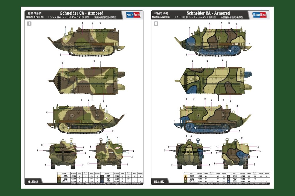 Hobby Boss 83862 Schneider CA - Armored – Bild 2