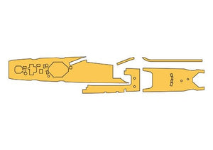 Hasegawa QG71 (72171) Linoleum Masking Sheet for Destroyer Asashio 1/700 – Bild 2