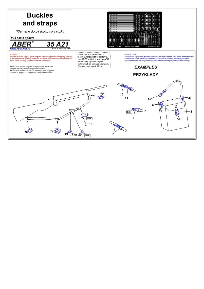 Aber 35A021 Belt buckles (1/35) – image 4