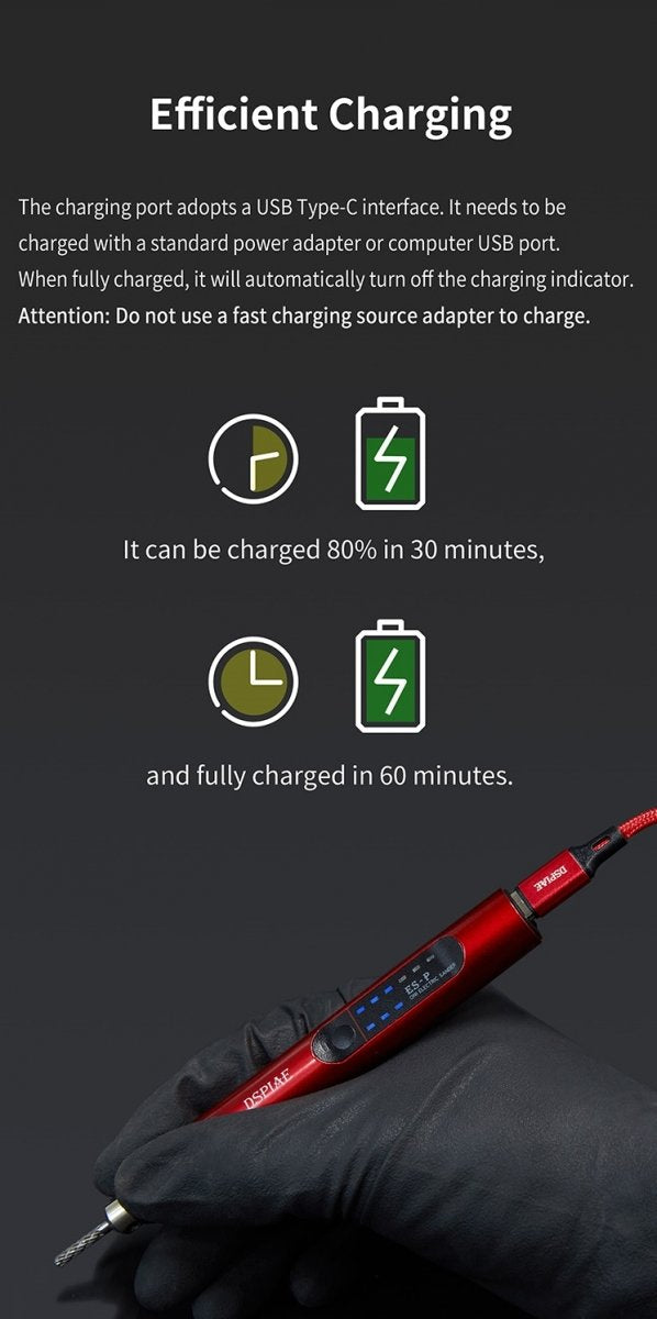 DSPIAE ES-P Portable Electric Sharpening Pen / Elektryczny zestaw do grawerowania – Bild 3