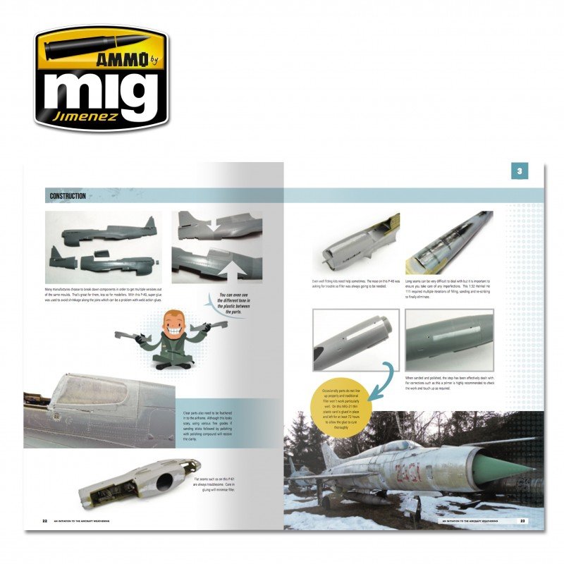 AMMO of Mig Jimenez 6030 MODELLING SCHOOL: AN INITIATION TO AIRCRAFT WEATHERING (English) – Bild 3