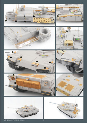 MK1 Design MM-35013 ROKA K2 DETAIL-UP METAL PARTS A for Academy 1/35 – Bild 5