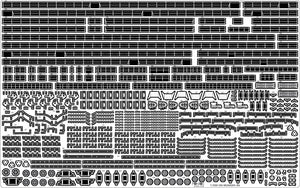Pontos 37025FB IJN Musashi 1944 Detail up set Advanced Coal Black deck 1/350 – Bild 14