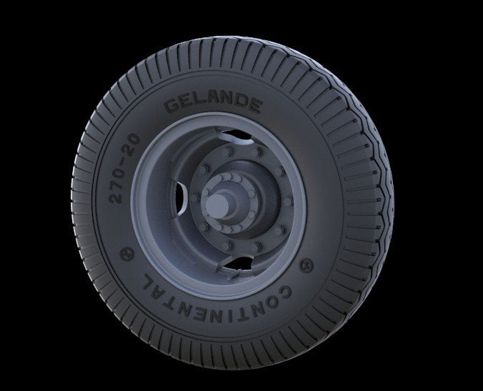 Panzer Art RE35-247 Road wheels for Bussing-Nag 4500 (late pattern) 1/35 – Bild 3