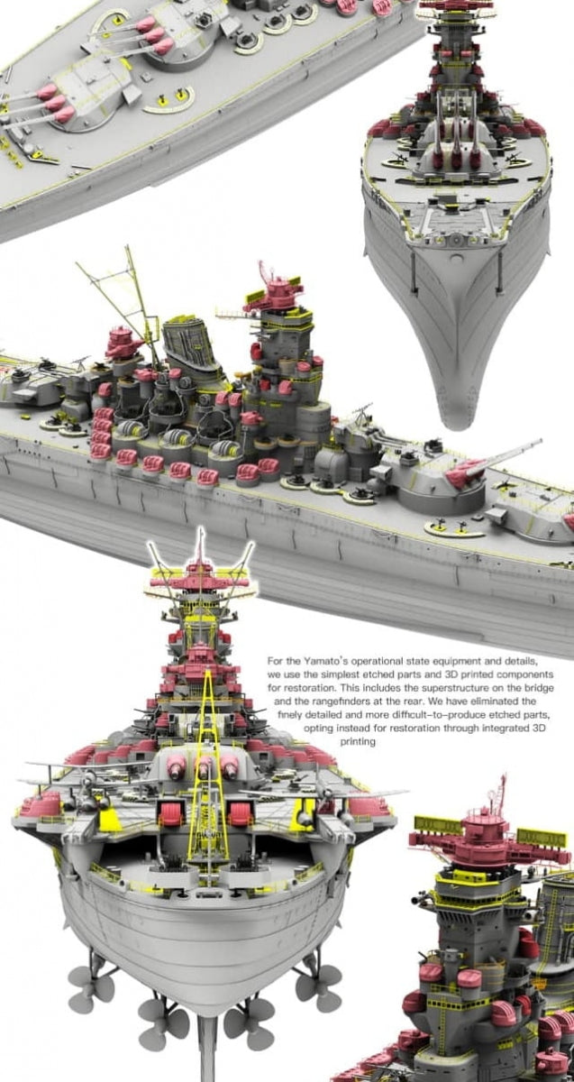 Border Model BS-004 Imperial Japanese Navy Battleship Yamato April 7 1945 1/350 – Bild 9