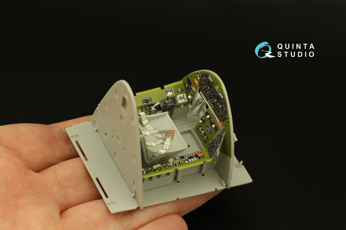 Quinta Studio QD32133 F6F-3 Hellcat 3D-Printed &amp;amp; coloured Interior on decal paper (Trumpeter) 1/32 – zdjęcie 13